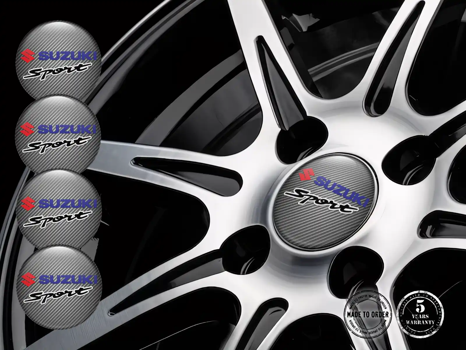 Suzuki Pegatinas Silicona Avanzadas Grilla Flujo Radiante
